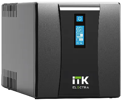 Источник бесперебойного питания Line-interactive 1,5кВА/900Вт, фаза 1/1, LCD дисплей, с АКБ 2х9AH, USB, Schuko