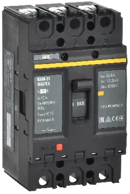 Выключатель автоматический ВА88-31 3Р 40А 25кА MASTER IEK