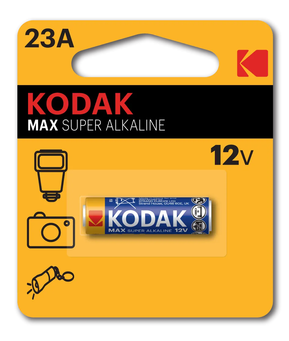 Батарейка Kodak 23A-1BL MAX SUPER Alkaline [K23A-1] (60/240/21600)
