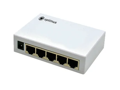 Коммутатор неуправляемый 5 портов RJ45 10 100 1000 Мб/с 