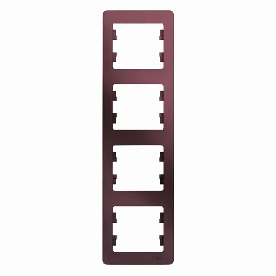 GLOSSA рамка 4-постовая вертикальная баклажановый