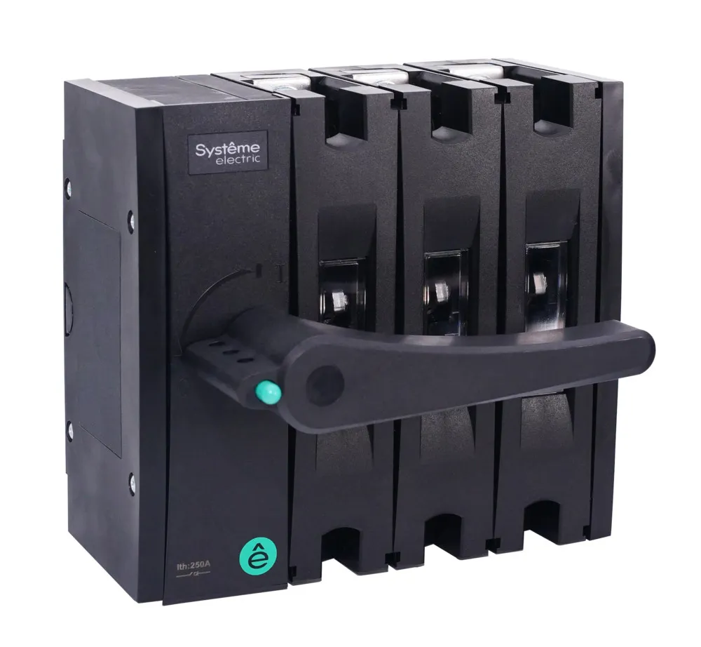 Выключатель-разъединитель SYSTEMEPACT SD250 3P 200A Рукоятка слева фронт_Рукоятка заказывается отдельно