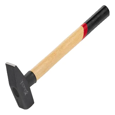 Молоток слесарный, 800 г, квадратный боек, деревянная рукоятка 