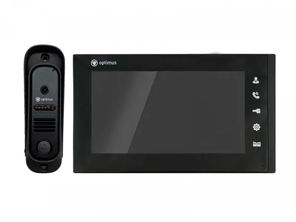 Видеодомофон аналоговый 7'' TFT LCD 800х480 цветной 1080Р