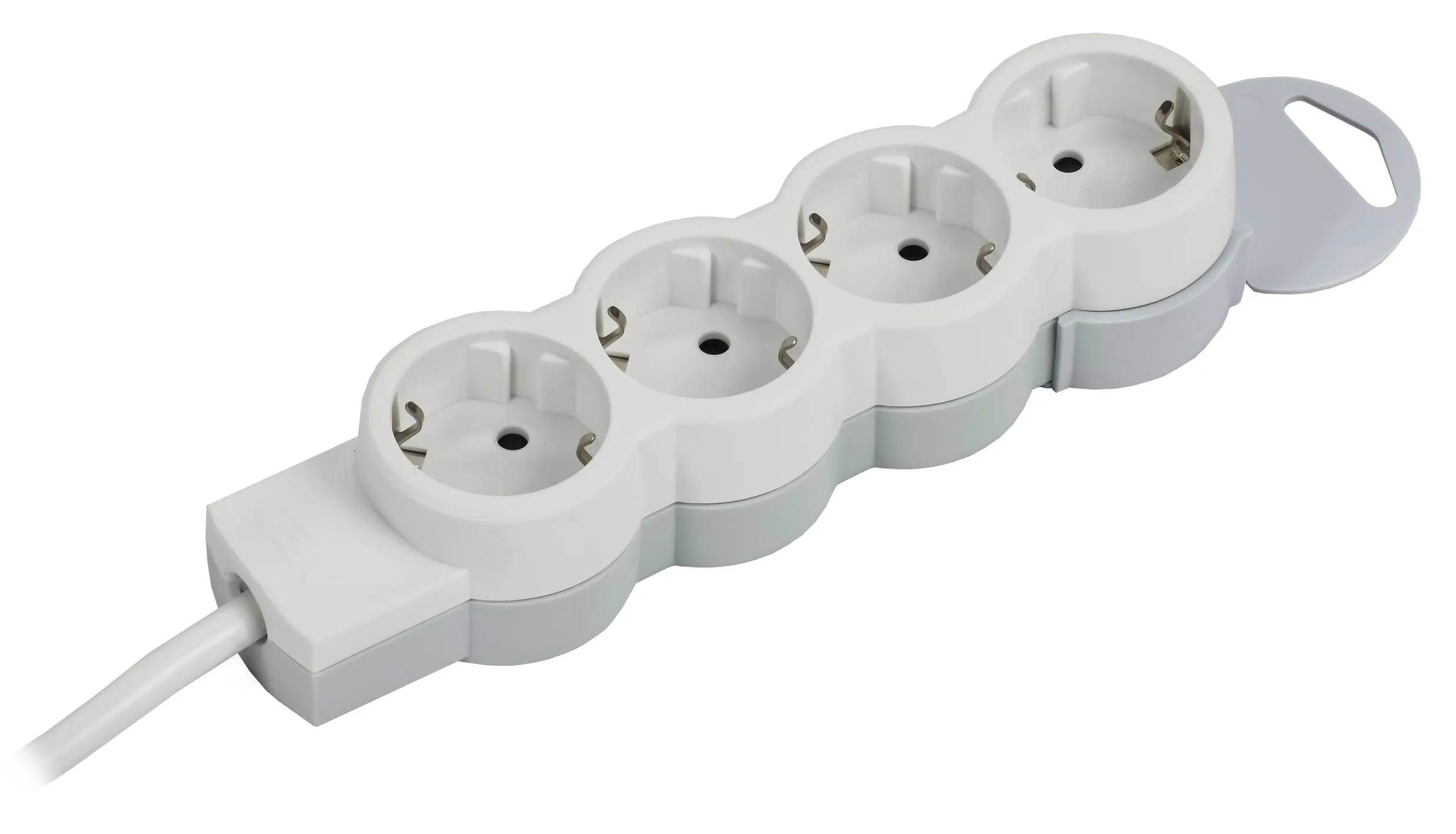 STANDARD Удлинитель У04 4 места 2P+PE 3м 3х1,5мм2 16А белый IEK