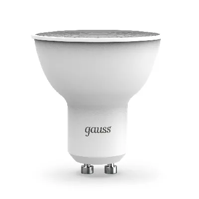 Лампа светодиодная LED 5 Вт 500 лм 3000К AC150-265В GU10 софит MR16 теплая  Black Gauss