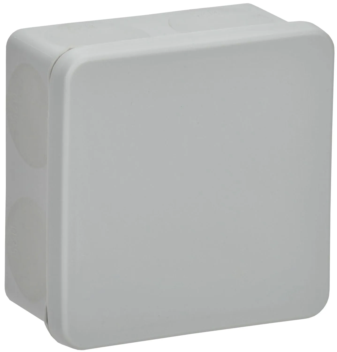 Коробка расп. КМ42435 о/п 80х80х40мм IP67 8 вв. серая 