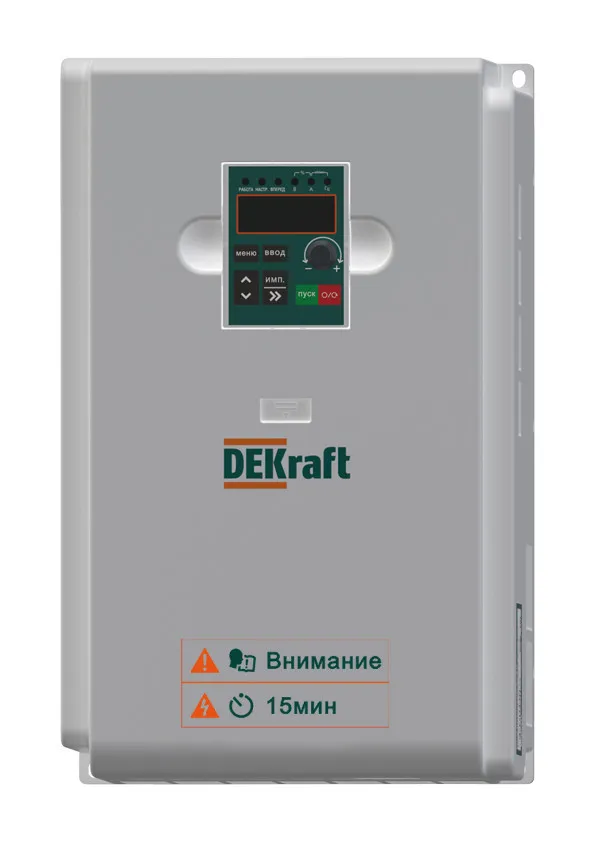 Преобразователь частоты DEKV060-11/15кВт 3 фазы 380В с торм. модулем
