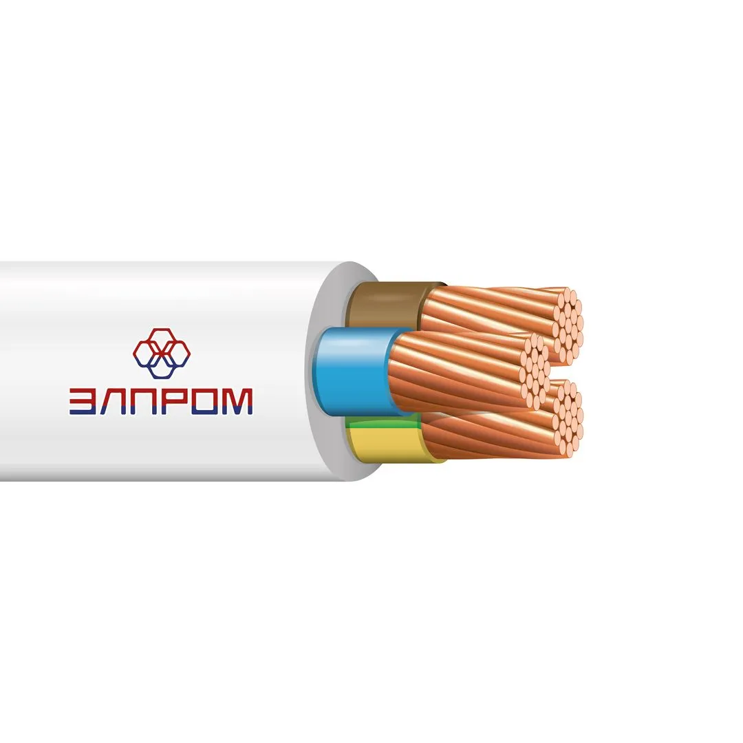 Провод ПВС нг(А)LS 3х1.5 белый(100м) ТРТС