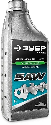 Цепное минеральное масло для бензо и электропил EXTRA, 1 л 