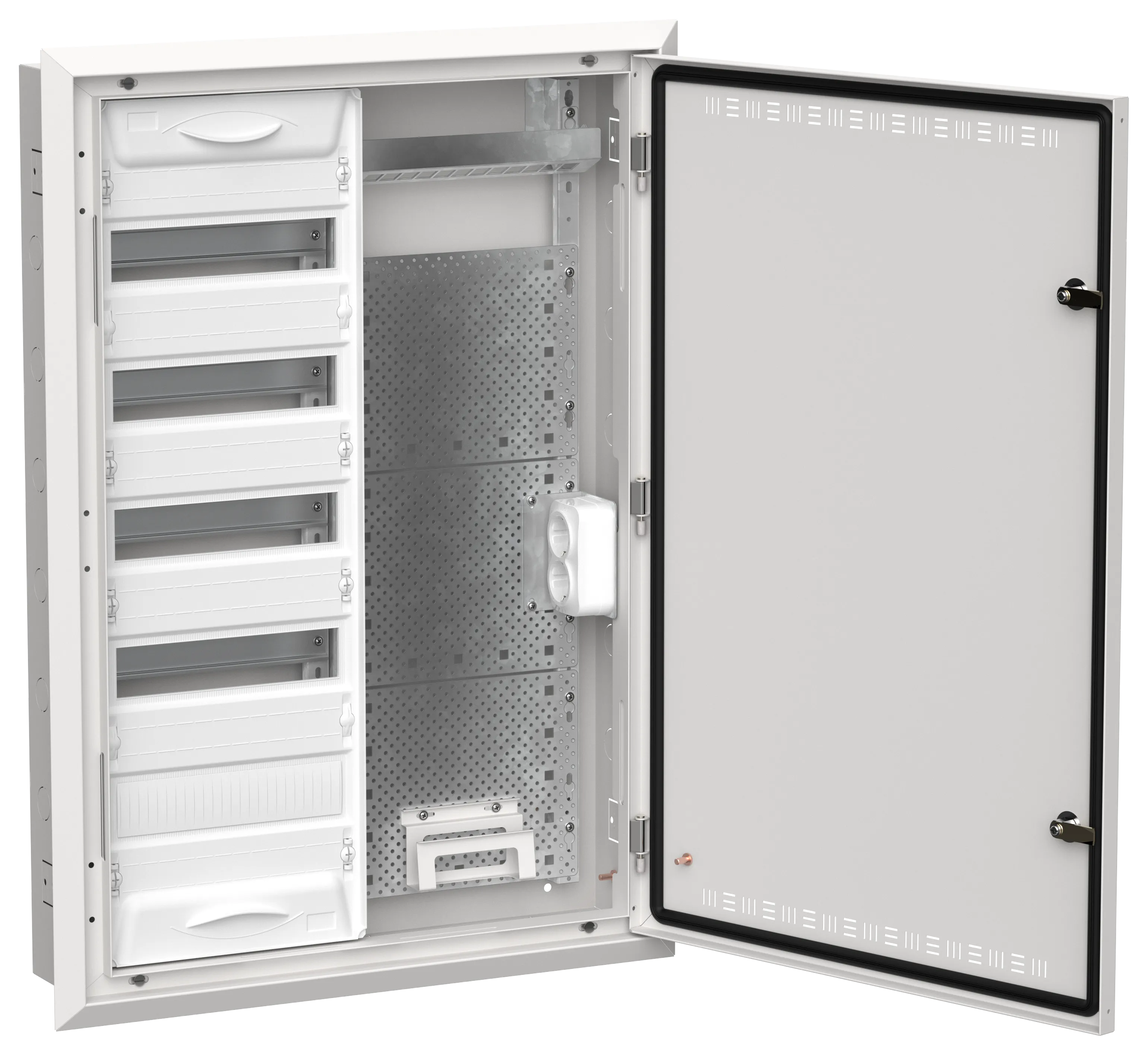 TITAN 5 Корпус комбинированный ЩРв-60 (2х60) белый IEK