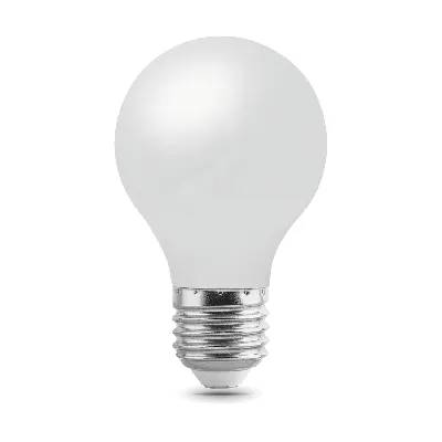 Лампа светодиодная филаментная LED 10 Вт 820 лм 2700К AC185-265В E27 А60 (груша) теплая матовая колба диммируемая Black Filament Gauss