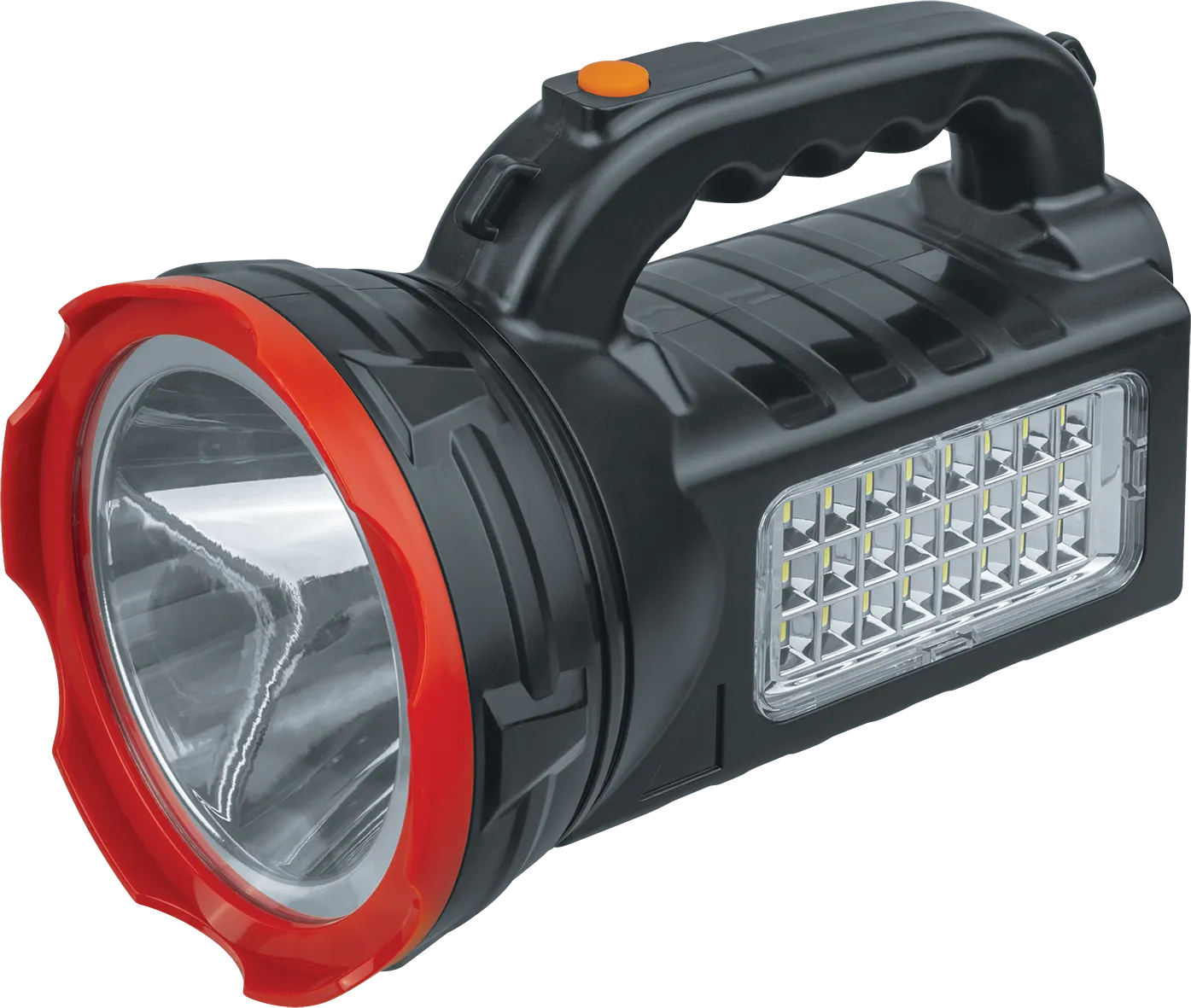 Фонарь светодиодный NPT-SP27-ACCU Прожектор кемпинг 1LED 3Вт+24LED 3Вт аккумулятор 4,4В 3Ач 