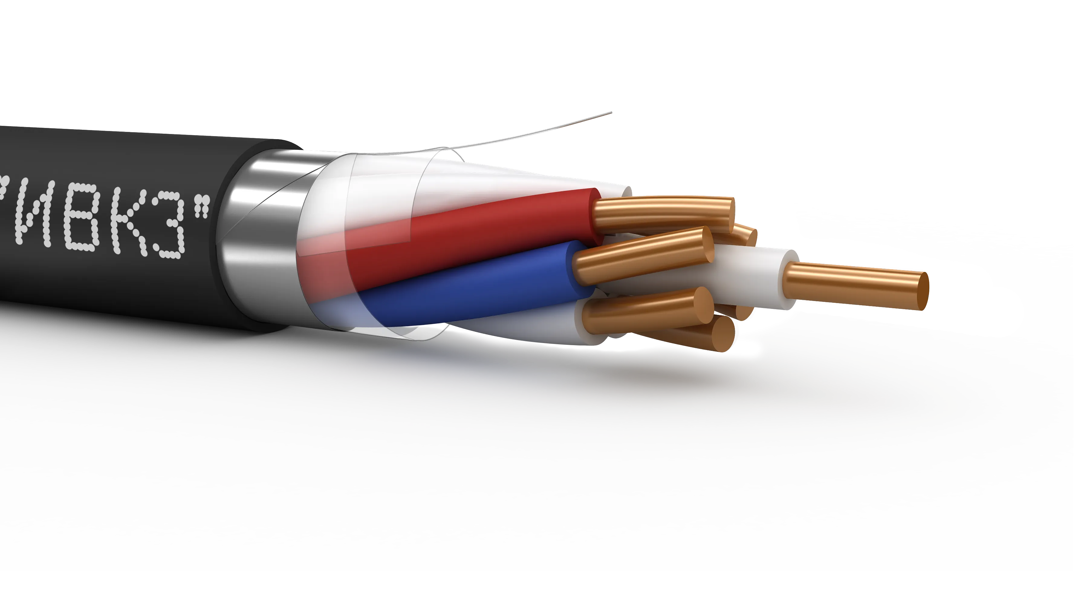 Кабель контрольный КВВГЭнг(А)-LS 7х0.75 ТРТС