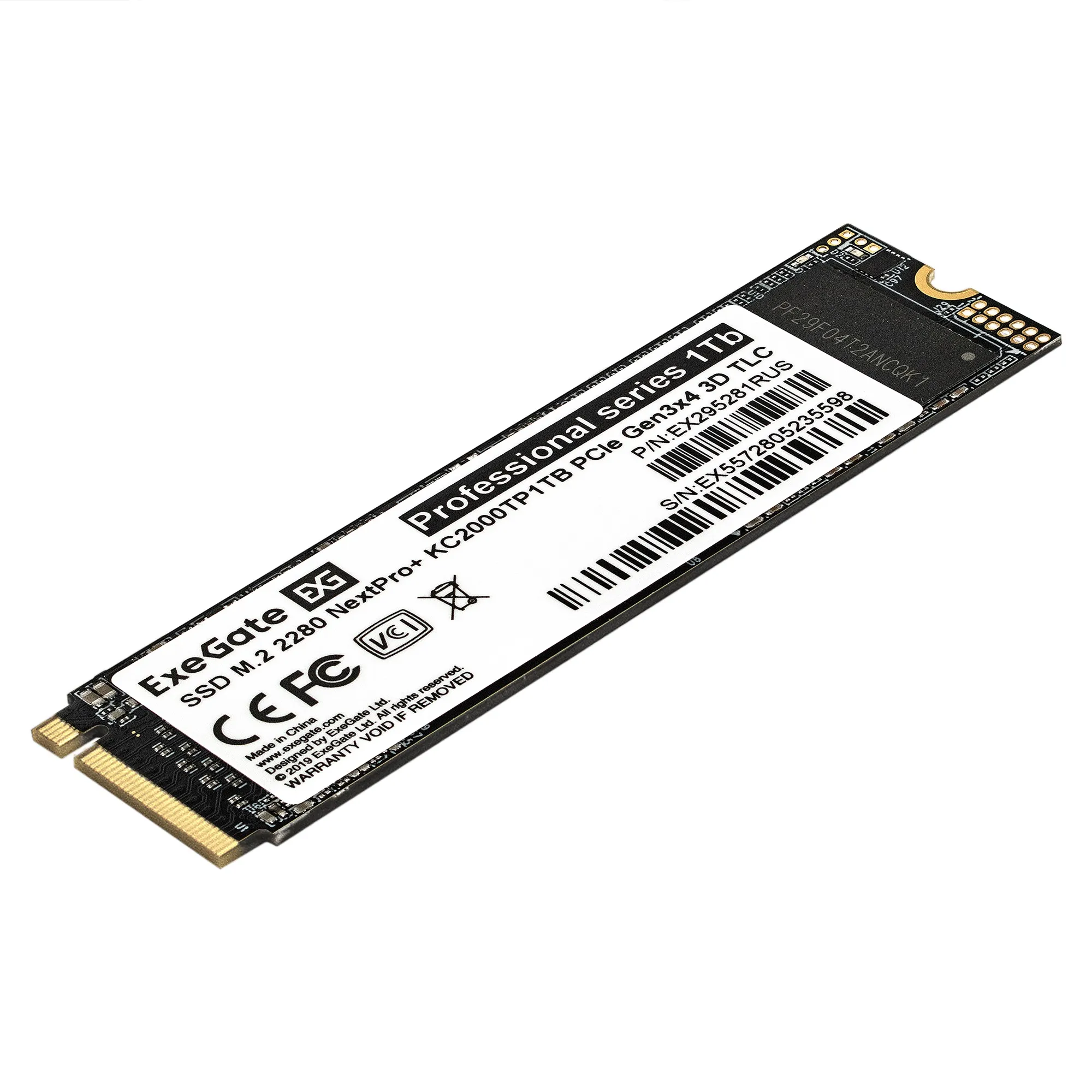 Накопитель SSD M.2 2280 1Tb NextPro+, SATA-III, KC2000TP1TB 