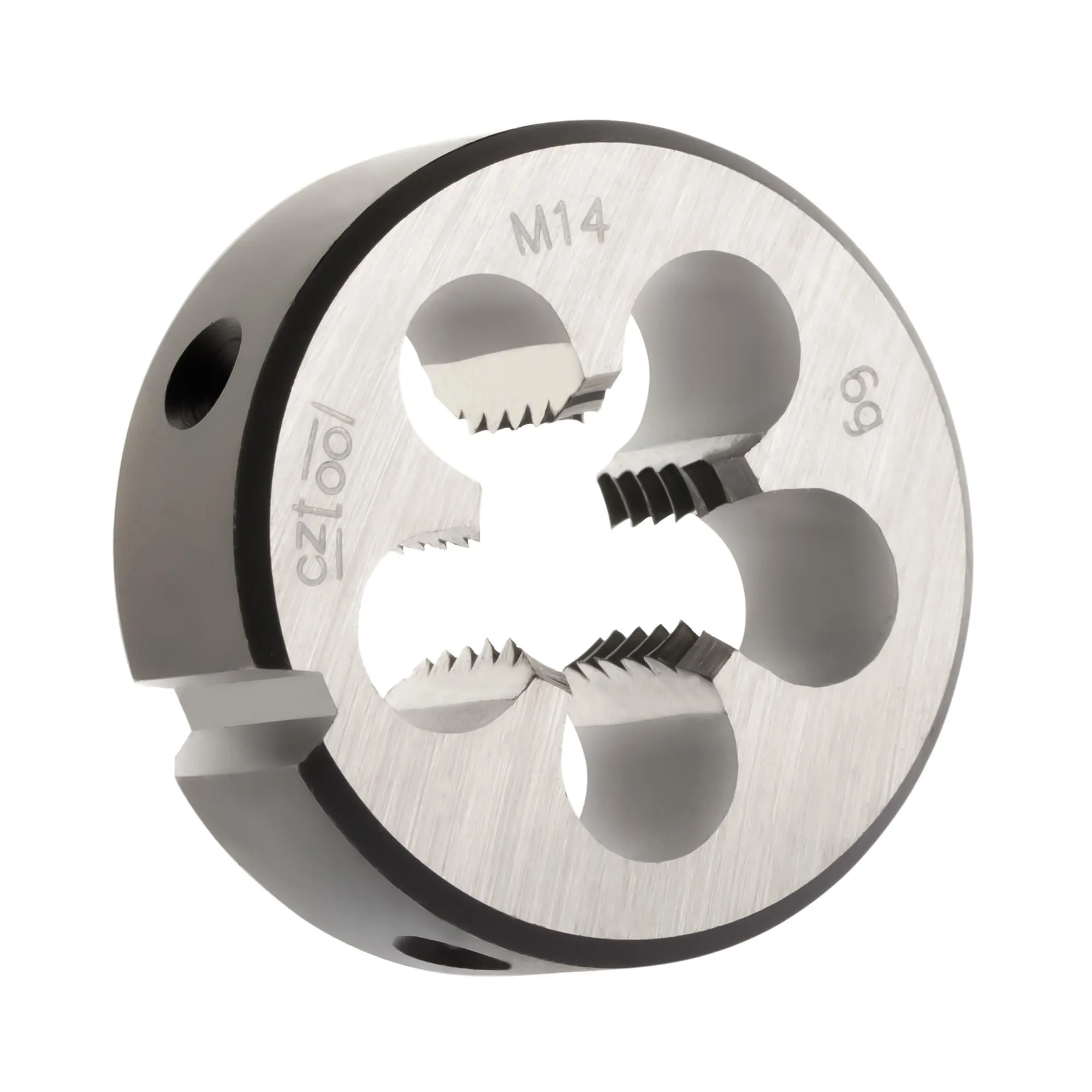 Плашка М14х2,0 DINEN22568 115CrV3 6g 38х14мм (CzTool)