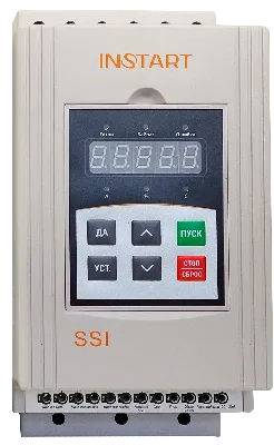 Устройство плавного пуска SSI-11/23-04 11кВт, 23А, 3Ф, 380В±15%, 50Гц/60Гц, IP20, без встроенного байпаса 