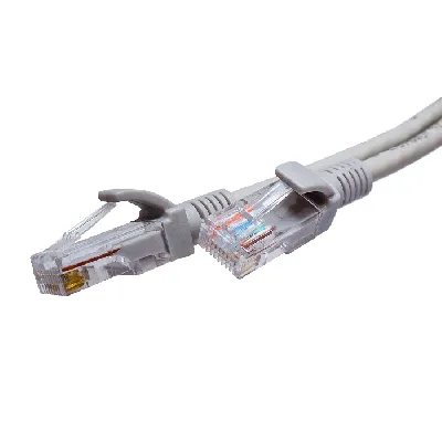 Патч-кордUTP 5e 4x2 26AWG (7x0.16mm) Cu LSZH серый 0,5м 