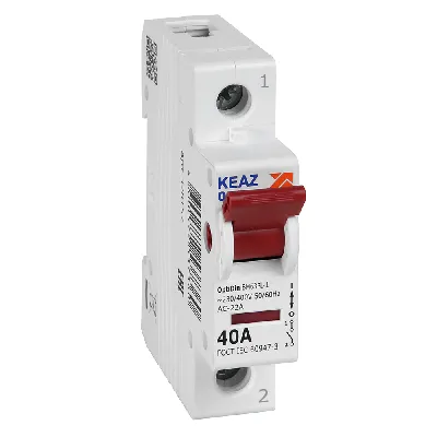 Выключатель нагрузки 1П 40А 400В OptiDin BM63PL-140-УХЛ3 (ВМ63PL) 