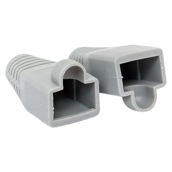 Колпачок изолирующий TERACOM для коннекторов RJ-45 PVC серый (упак.10шт) 