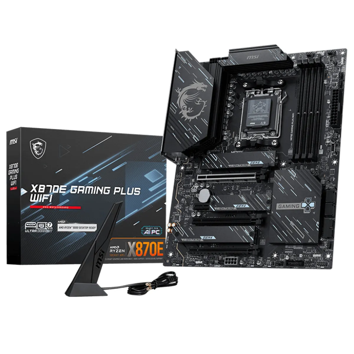 Материнская плата X870E GAMING PLUS WIFI, AMD X870E, ATX 