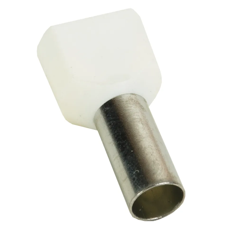 Наконечник штыревой втулочный под два провода НШвИ2 OptiKit T-Shv2-PVC- 10-14 (100шт)