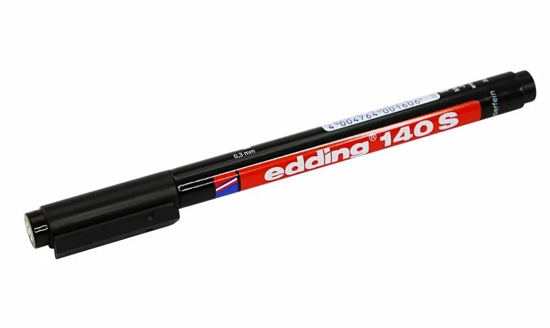 Маркер перманентный Edding-140 0.3мм, REXANT 