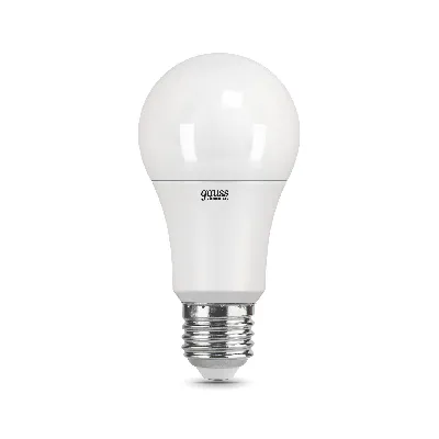 Лампа светодиодная LED 12 Вт 1150 лм 4100К AC180-240В E27 А60 (груша) нейтральный (промоупаковка 2 лампы) Elementary Gauss