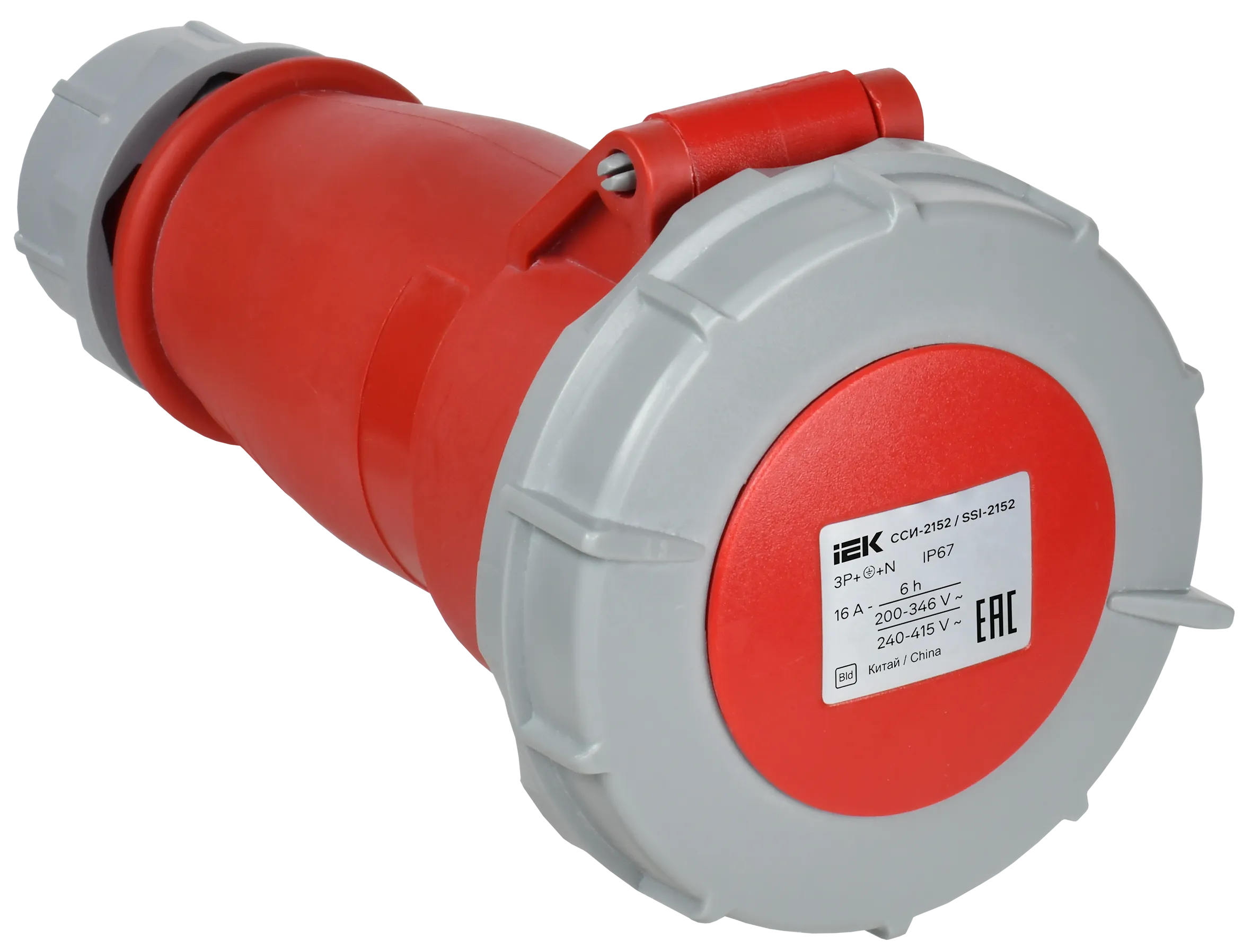 Розетка переносная ССИ-2152 16А 6ч 380В 3P+PE+N IP67 IEK 