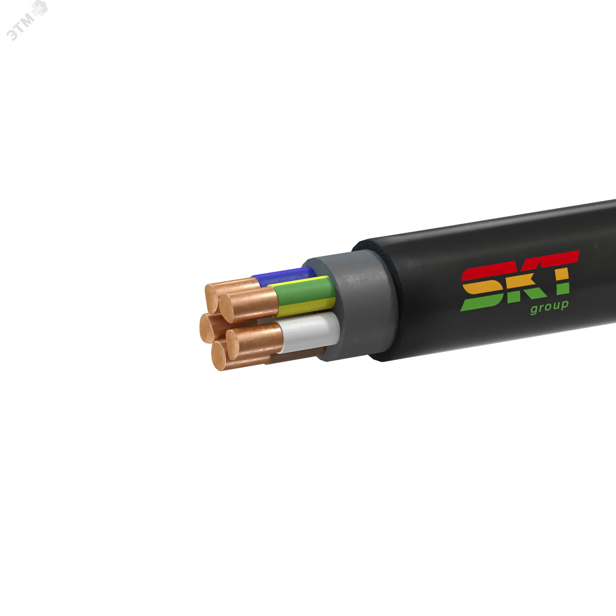 Кабель силовой ВВГнг(А)-LS 5х2.5 ок(N.PE)-0.66 бар