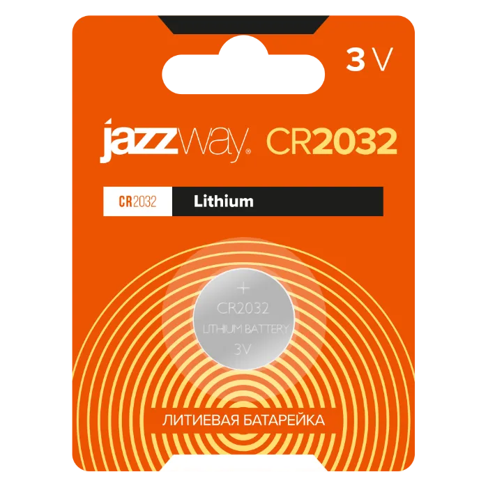 Элемент питания литиевый CR2032 BL-1 JAZZway