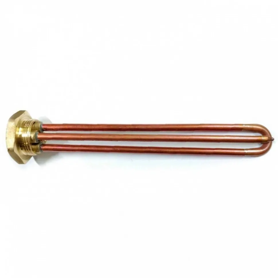 ТЭН RDT 2000W, D42мм, М6, композитная заливка, 220V 