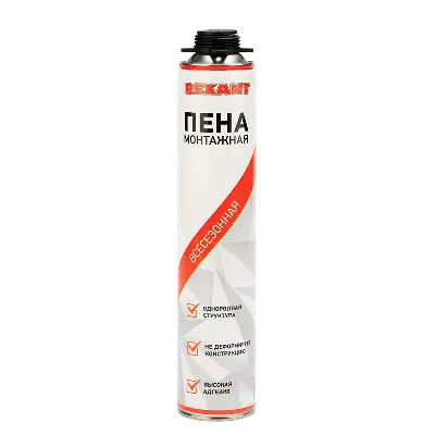 Пена монтажная всесезонная для пистолета 50 л, REXANT 