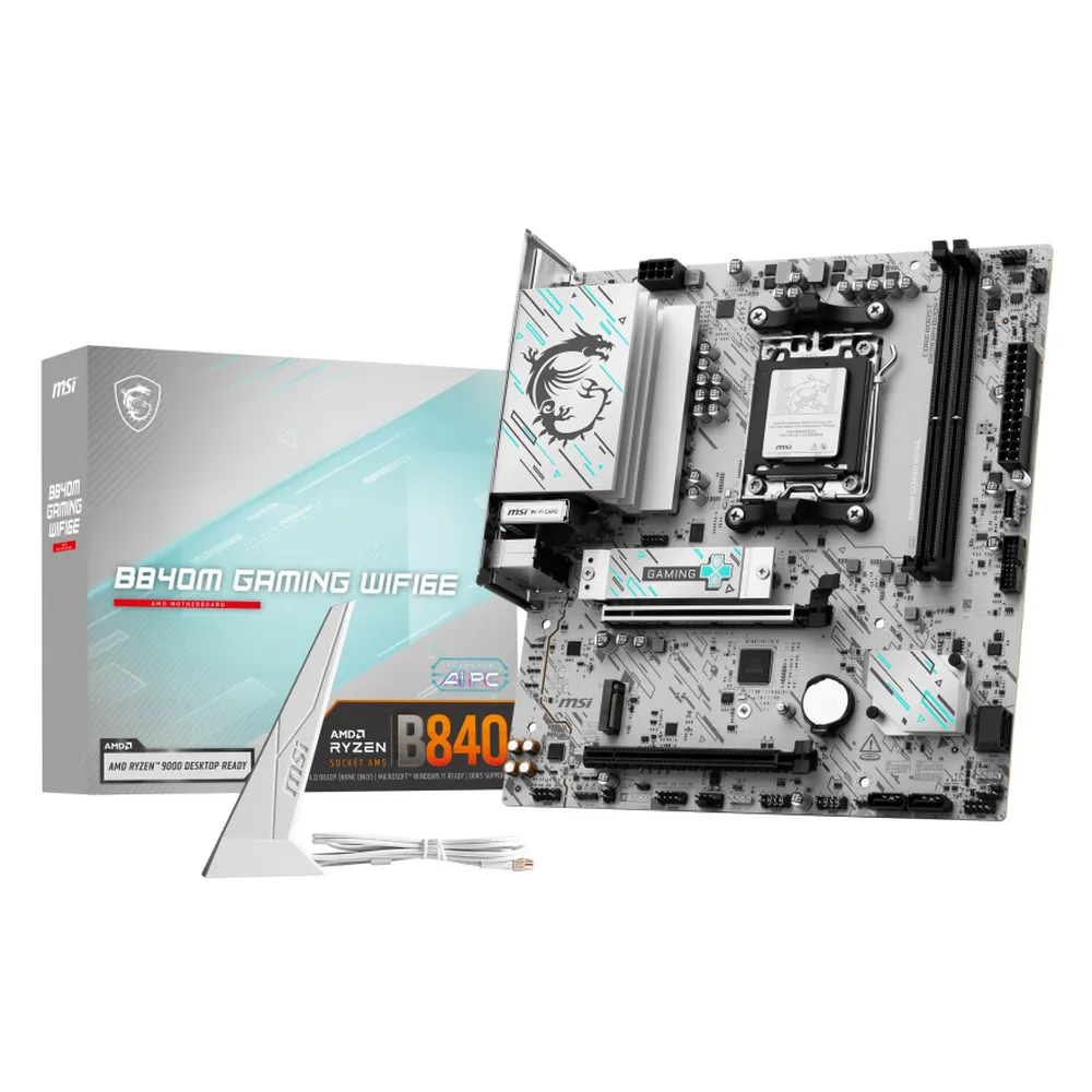 Материнская плата B840M GAMING WIFI6E, AMD B840, M-ATX 