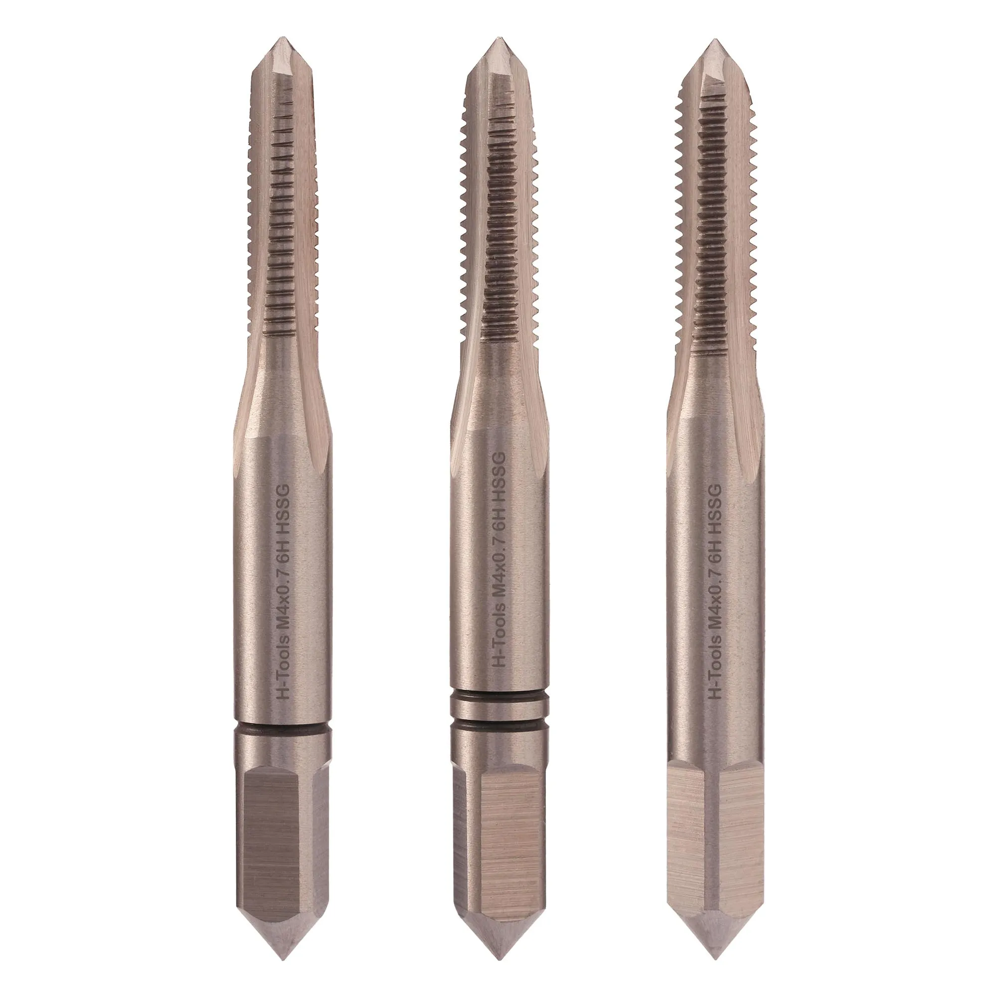 Метчик М 4,0х0,7 (Комплект 3шт) DIN352 HSS-G 6h 45мм a=3,4