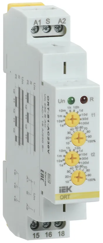 Реле циклическое ORT. 1 конт. 230 В AС 
