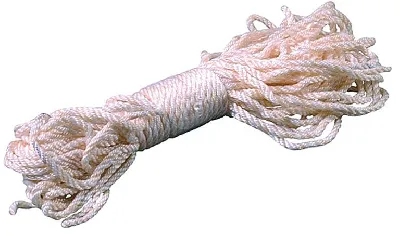 Веревка капроновая, d=4,0 мм, 20 м, 180 кгс, 6,5 ктекс 