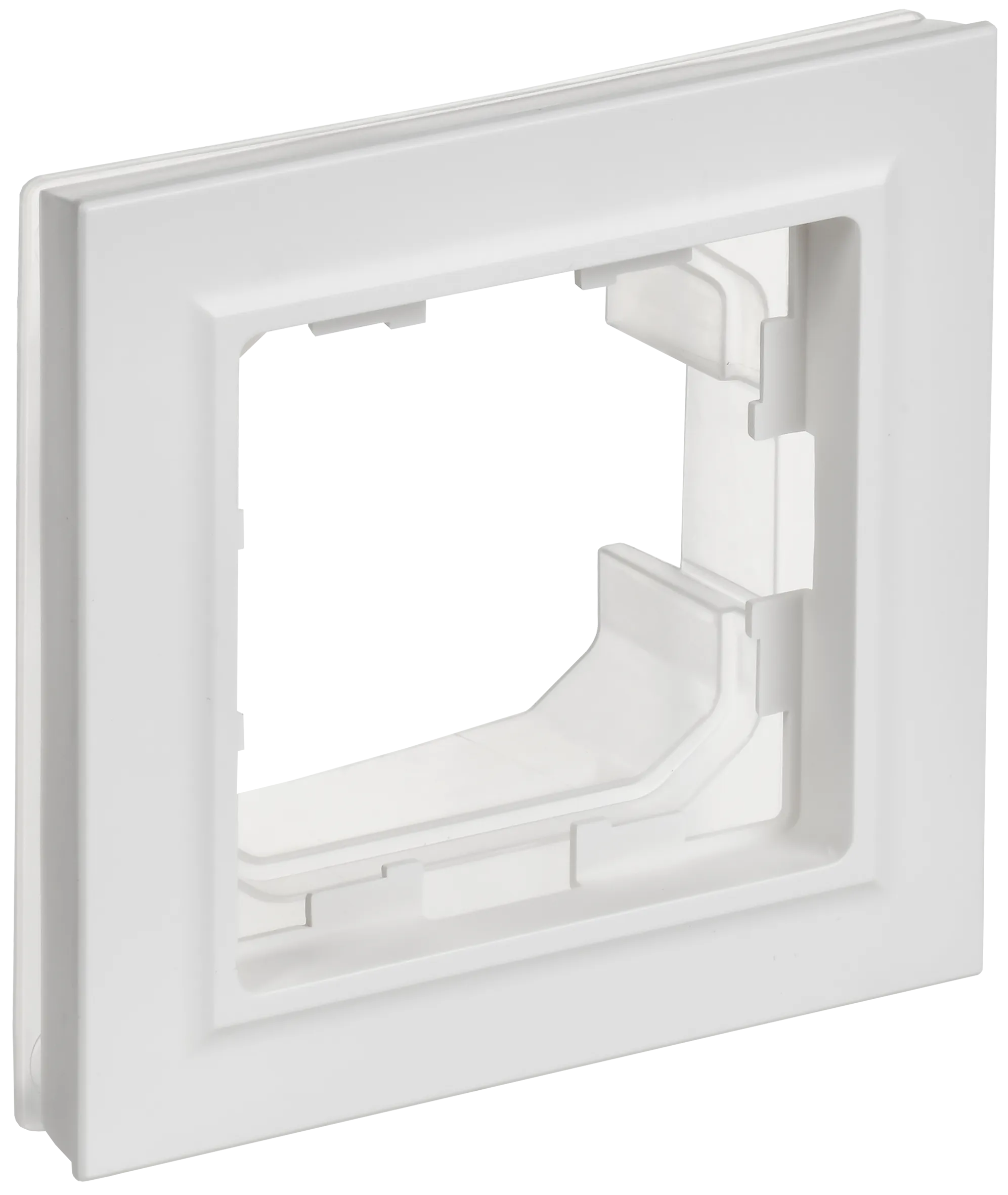 BRITE Рамка 1-местная IP44 РУ-1-БрАБ-44 арктический белый IEK
