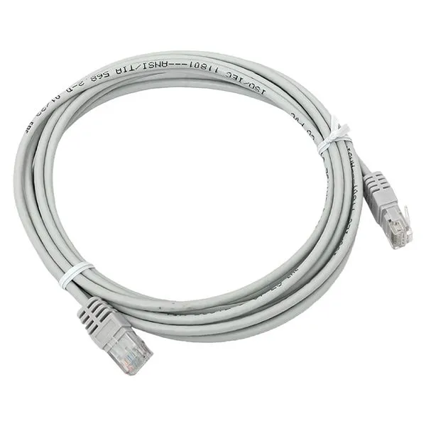 Патч-корд TERACOM PRO Cat.5E неэкранированный UTP оболочка PVC серый (3.0м)