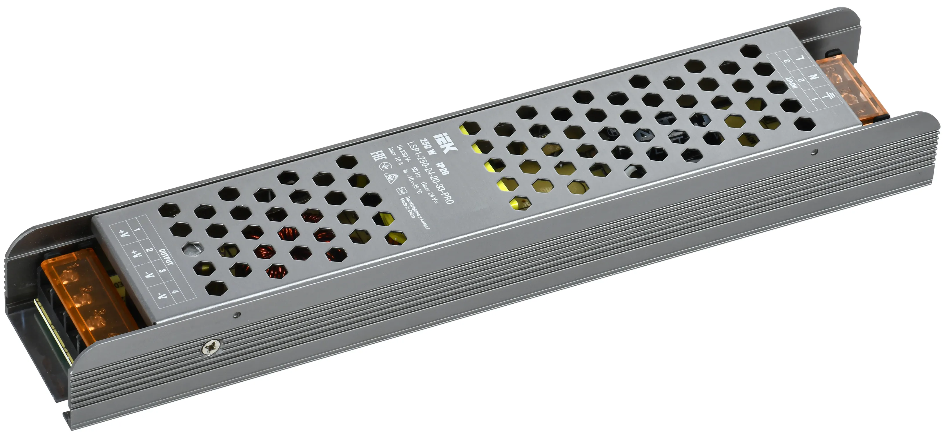 Драйвер LED ИПСН-PRO 250 Вт 24 В клеммы IP20