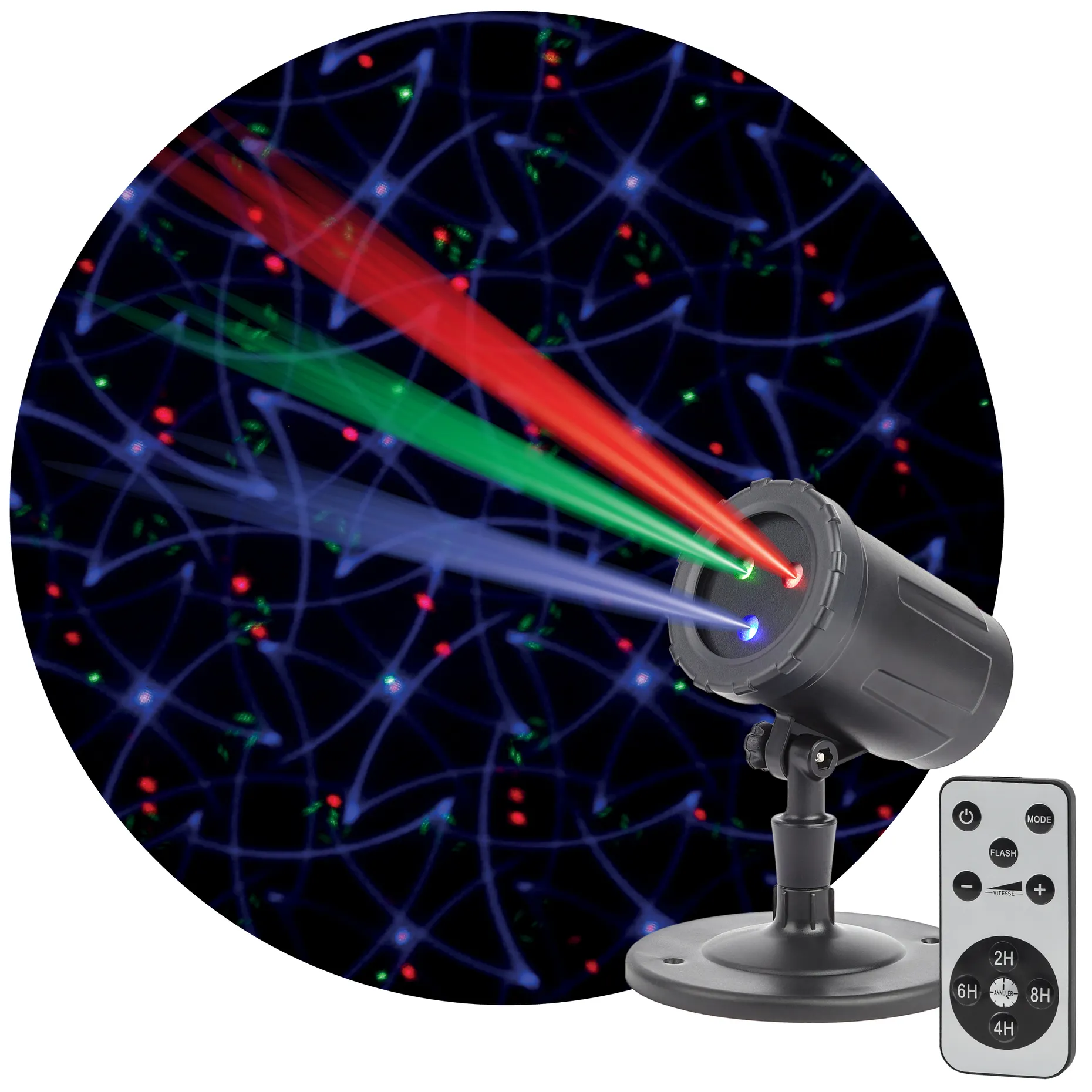 Проектор Laser Калейдоскоп, IP44, 220В ENIOP-05 