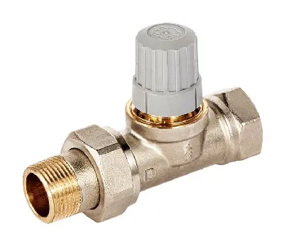 Клапан термостатический для центральных систем    отопления прямой ROYAL THERMO 1/2' Click 