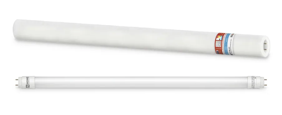 Лампа светодиодная LED-T8R-M-PRO 10Вт 230В G13R 6500К 1000Лм 600мм матовая поворотная IN HOME