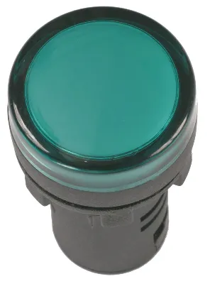 Лампа AD16DS LED матрица d16мм зеленый 230В AC 