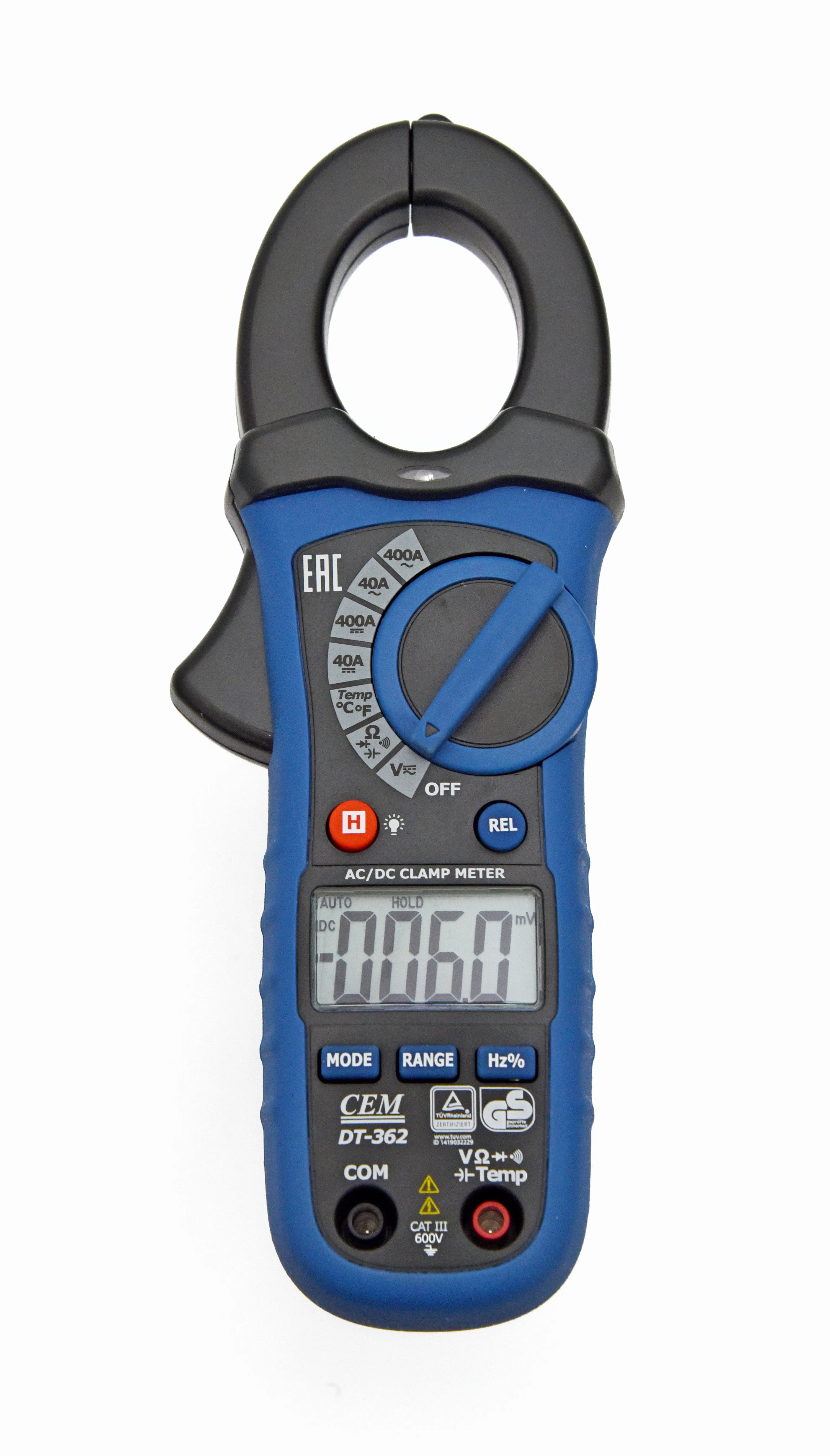 Клещи электроизмерительные DT-362 с поверкой 