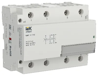 ARMAT Контактор модульный KMR 100А 230В AC 4НО IEK