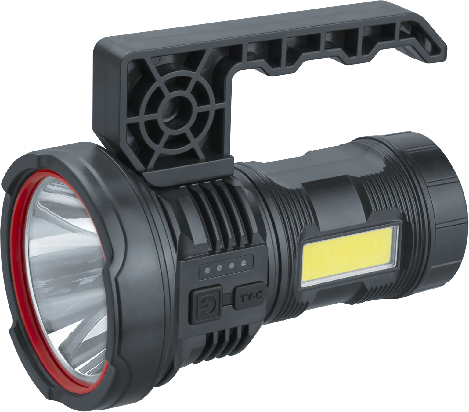 Фонарь светодиодный NPT-SP39-ACCU прожектор/кемпинг 1 LED, 3Вт + 1 COB, 5Вт