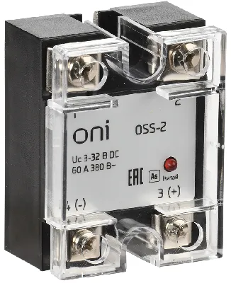 Реле твердотельное OSS-2 60А 380В AC 3-32В DC 