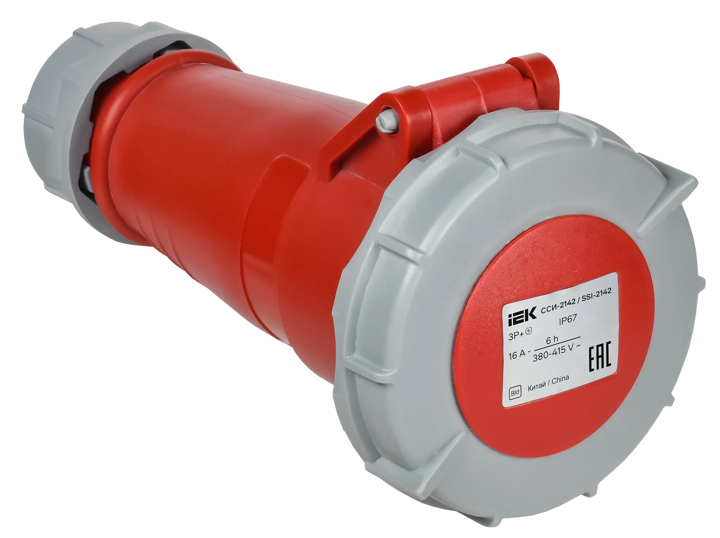 Розетка переносная ССИ-2142 16А 6ч 380В 3P+PE IP67 IEK 