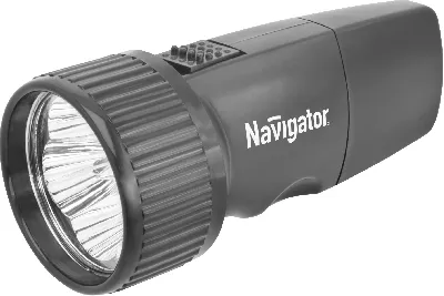 Фонарь светодиодный NPT-CP02-ACCU 5LED аккумуляторный с вилкой для зарядки пластик 